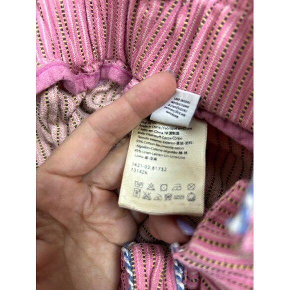 Scotch & Soda Pink Striped Downtown Surf Shorts with Shell Charm Size 2 - Picture 11 of 11